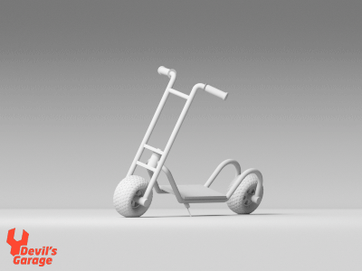 Kick Scooter 3d 3d modeling cinema 4d cinema4d design illustration kick scooter kickscooter vehicle vehicles