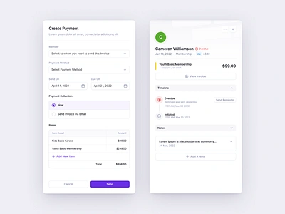 Payments Trays flat minimal saas tailwind ui webapp