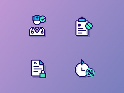 Medical project icons V.1