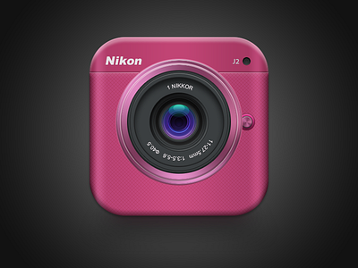Camera black blue camera green icon nikon photography pink purple