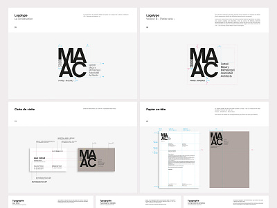 MAAC - Identity architects branding branding guidelines logo typogaphy