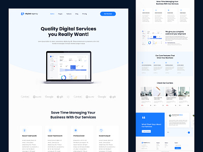 Digital Marketing Agency Landing Page