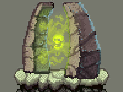 Grim Gate animation asset game photoshop pixel