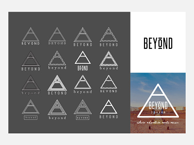 Beyond adventures branding adventure branding logo music vector
