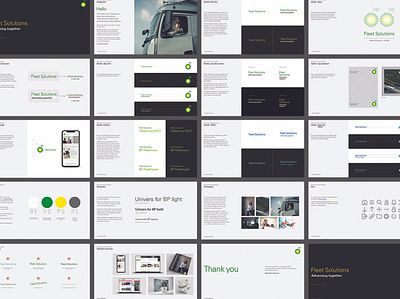 BP Fleet solutions brand guidelines brand design branding guidelines style guide