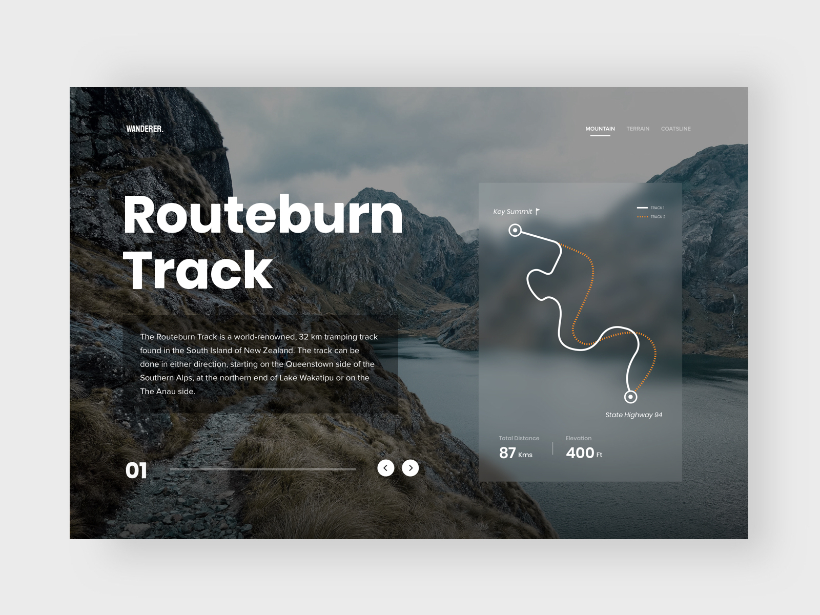 Trekking Website Concept by sudharsan sarathi on Dribbble