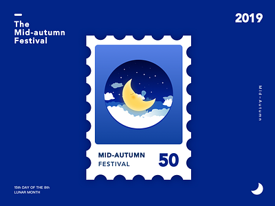 The Mid autumn Festival2 app branding design icon illustration typography ui web website
