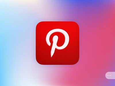 Pinterest 3D icon