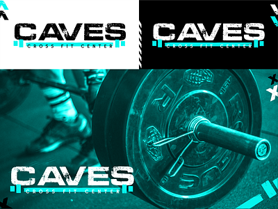 " CAVES " cross fit logo