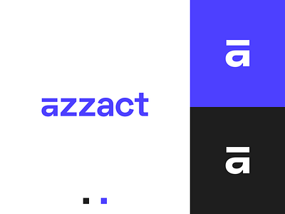 Azzact — Personal Rebrand, Logo Design a letter brand brand identity branding grotesk logo logo design minimal minimal logo rebrand redesign sans serif wordmark wordmark logo