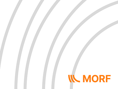 MORF brand brand identity branding flexible flow m logo metamorph minimal minimalistic morph motion