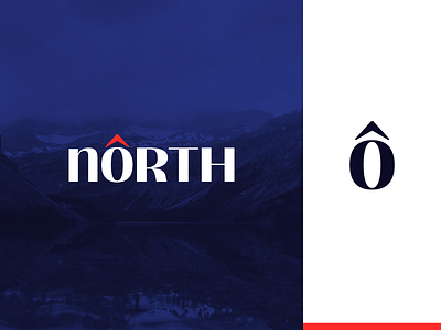 North Logo Concept adventure arrow cold combination compass direction explore north northern o o letter o logo sans serif serif type typography winter wordmark
