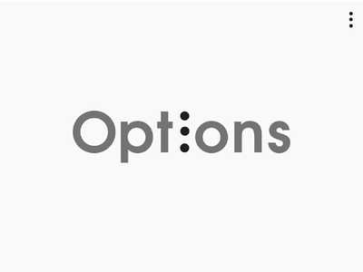 Options Logo Wordmark