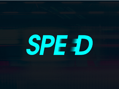 Speed Logo Wordmark combination fade logo logo design logo wordmark negative negative space speed type typography wordmark