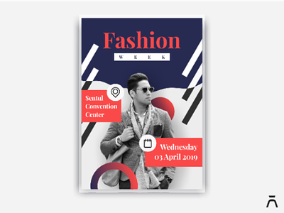 Fashion Week Poster Design a2 a2 poster abstract abstract design abstract poster fashion fashion poster fashion week gradient poster poster design