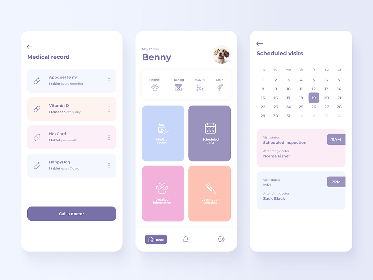 VET Diary part II by Viktoriia Chyrak on Dribbble