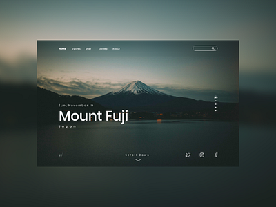 Web design mount fuji