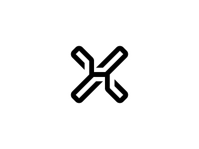 X branding design flat logo logotype mark minimal symbol x
