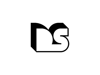 DS branding d logo design ds flat identity logo logotype mark minimal symbol typogaphy