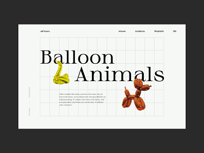 Jeff Koons Web Concept