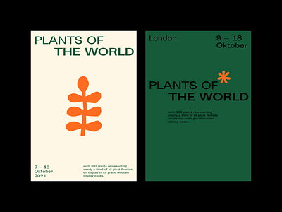 Plant store poster blummen branding clean color design flower graphic design identity illustration minimal plant poster symbol vector