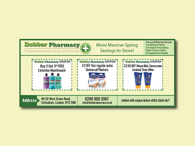 Dobber Pharmacy design graphic