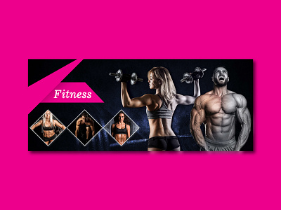 Fitness banner banner ads design graphic