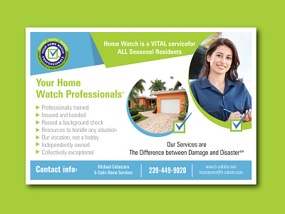 Your Home Watch Professionals banner banner ads design graphic