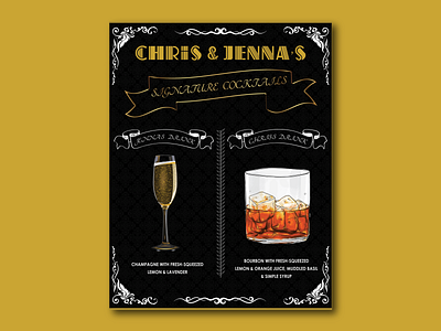 Chris and Jennas banner broucher design flyer flyer designs graphic