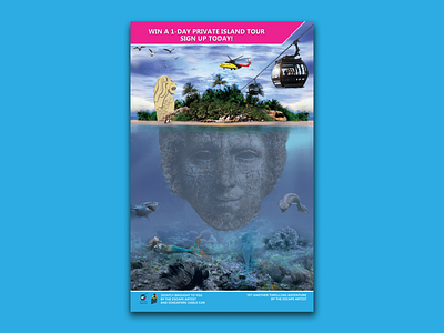 Private Island Tour broucher design flyer flyer designs graphic