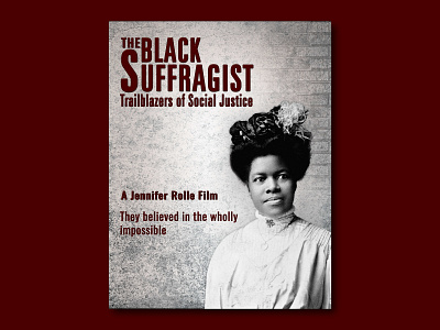 The Black Suffragist Trailblazars of Social Justice broucher design flyer flyer designs graphic
