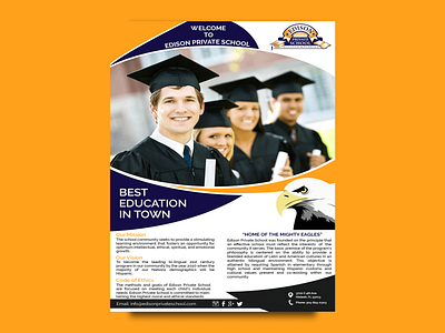 Welcome to Adison Private School broucher design flyer flyer designs graphic