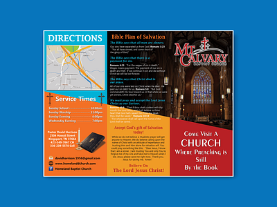 Trifold design graphic