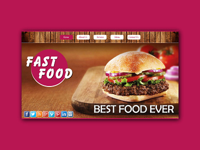 Fast Food banner banner ads design graphic