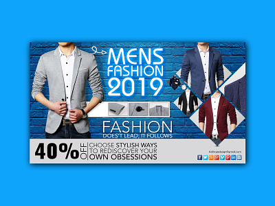 Men's Fashion 2019 banner banner ads design flyer flyer designs graphic