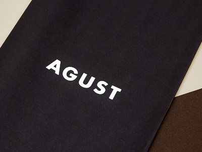 Agust coffee logo agust brand design branding coffee logo