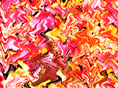 Random Square #02 abstract colors coral mambo dariomonet dirty distorted experiment random
