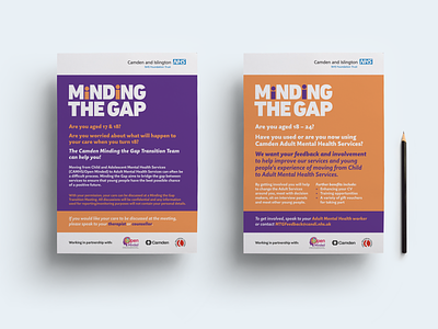 Minding The Gap Flyers Stacked design flat flyer flyer design typography