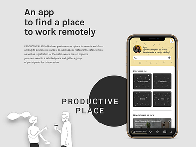 Bachelor case study / PRODUCTIVE PLACE app