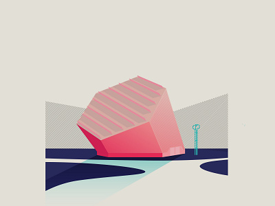 Architectural illustration architectural architectural design illustration poster