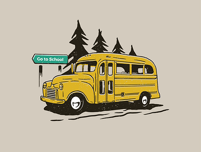 school bus illustration illustration retro school bus vector vintage