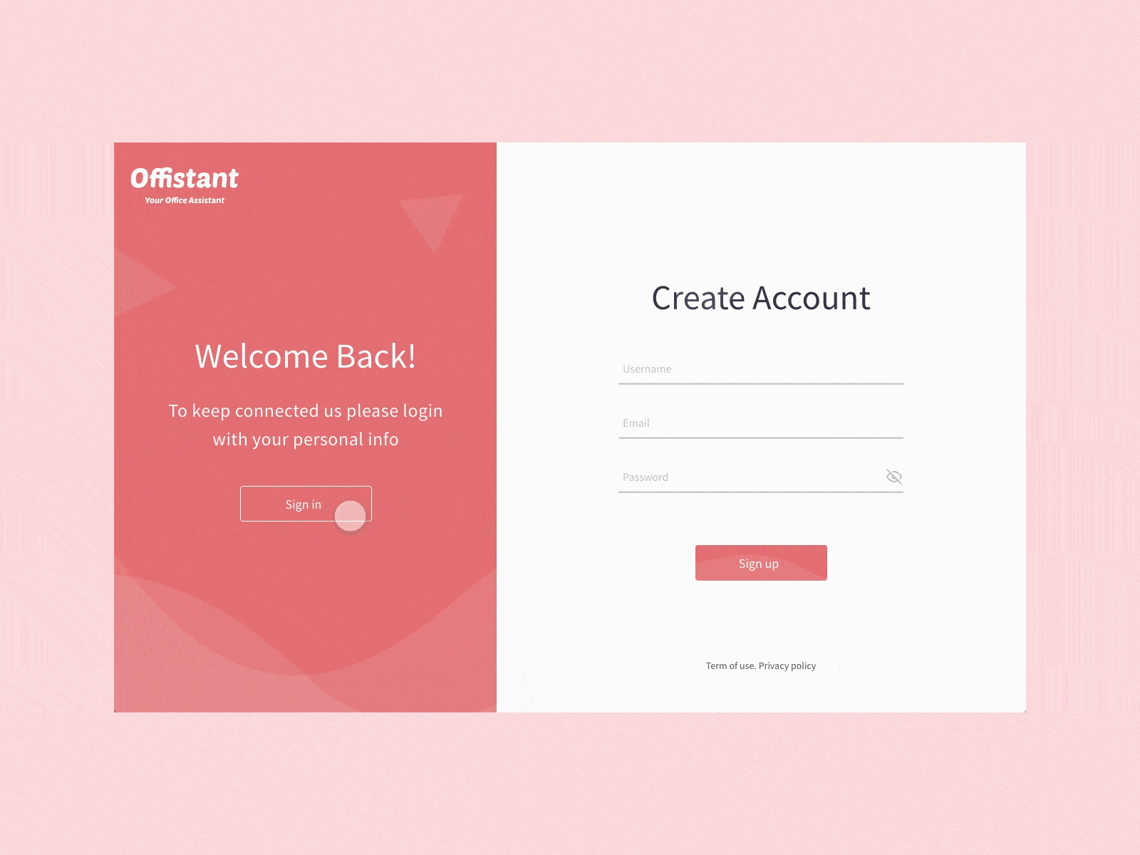 Sign in & Sign up Web app animation app branding dashboad design forgot password interaction interaction design login logo mobileappdesign sign in sign up signup ui ux web