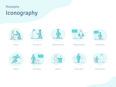 Humans Iconography design humans icon design icon set iconography icons design icons pack illustraion illustrator mobile app shapes ui ui ux uidesign uxui web design website website design xd