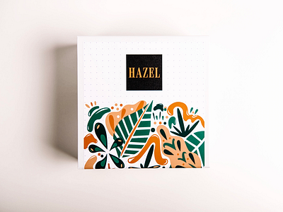 Chocolate Box box chocolate doodle floral packaging rebrand square