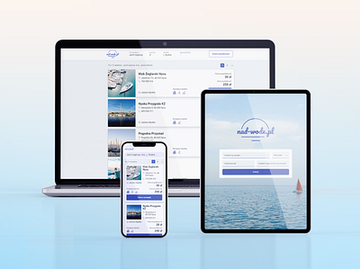 Website - Boats rental browser browser crossplatform rwd simple design ui ux web design