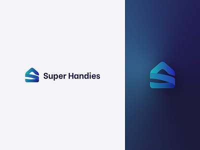 Super Handies logo branding home logo logotype