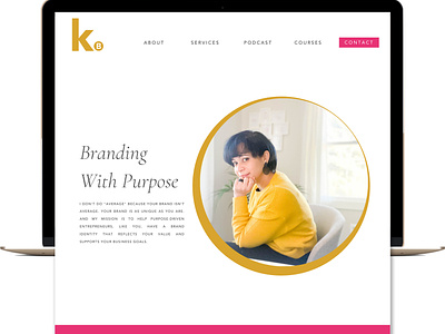Website Design - Kelly Brito branding design logotype minimalist website design wordpress theme