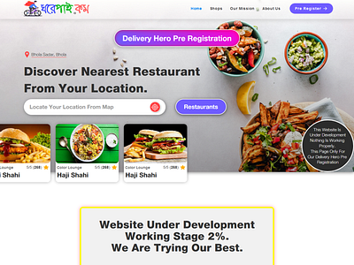 Online Food Delivery Website