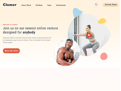 Gym Website Design