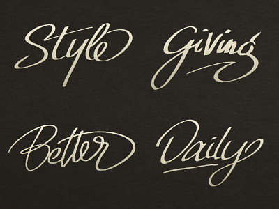 Daily Lettering #1 calligraphy design hand lettering lettering script type typography